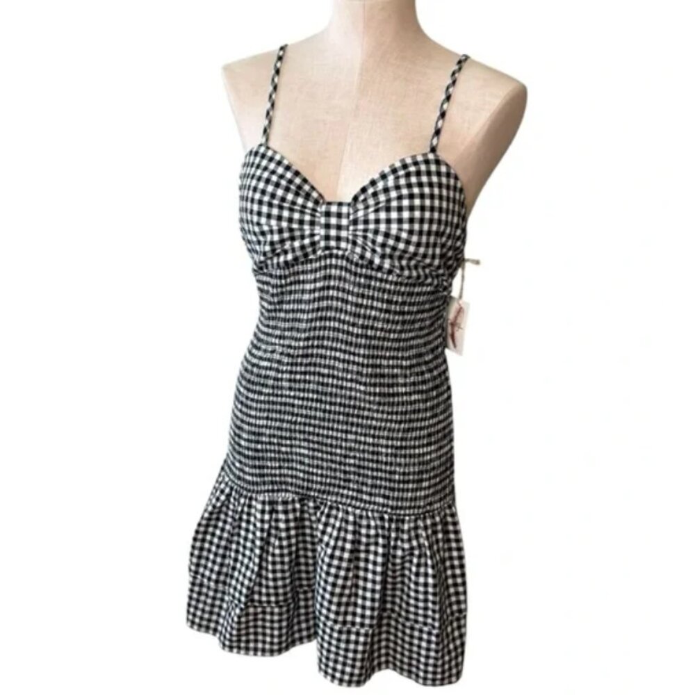Brand New Jessica Simpson Gingham Mini Dress